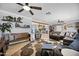 Open concept living room showcasing stylish furniture, decor, and ample space, perfect for entertaining guests or relaxing at 7202 N 16Th Dr, Phoenix, AZ 85021