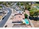 Charming neighborhood view, featuring a home with a refreshing backyard pool and nearby golf course at 7318 S Mcallister Ave, Tempe, AZ 85283