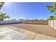 A large backyard is graveled for low maintenance at 7332 W Desert Cove Ave, Peoria, AZ 85345