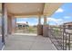 Open balcony offering stunning outdoor space, with decorative metal railings, and picturesque neighborhood views at 7601 E Indian Bend Rd # 3002, Scottsdale, AZ 85250