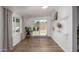 Stylish dining area with sliding glass doors offering backyard views and natural light at 902 E Wahalla Ln, Phoenix, AZ 85024