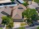 Aerial view of a single-Gathering home with a spacious driveway and well-maintained landscaping at 1417 E Marshall Ave, Phoenix, AZ 85014