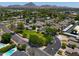 Aerial view showcasing community with mountain views at 1417 E Marshall Ave, Phoenix, AZ 85014