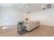 Bright living room featuring vaulted ceilings, recessed lighting, and hardwood floors at 2095 N 77Th Pl, Mesa, AZ 85207