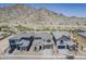 New construction homes boast modern design and desert landscaping with mountain views at 21276 W Mariposa St, Buckeye, AZ 85396