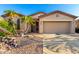 Inviting single-Gathering home with desert landscaping and attached two car garage at 4637 E Narrowleaf Dr, Gilbert, AZ 85298