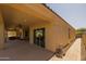 Expansive covered patio with ceiling fans, providing a comfortable and shaded outdoor living space at 5258 S Verde --, Mesa, AZ 85212