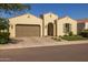 Beautiful single-story home featuring a tile roof, desert landscaping, and a two-car garage at 5258 S Verde --, Mesa, AZ 85212