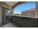 Covered outdoor patio featuring concrete flooring and a view of the community at 5303 N 7Th St # 331, Phoenix, AZ 85014