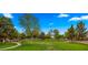 Expansive green park with mature trees and walking paths providing a serene community space at 549 E Benrich Dr, Gilbert, AZ 85295