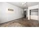 Modest bedroom featuring a ceiling fan and closet space, ready for personalization at 6335 W Osborn Rd, Phoenix, AZ 85033