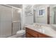 Clean bathroom features a shower, vanity, and plenty of light for a refreshing and functional space at 8043 E Laurel St, Mesa, AZ 85207