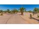 Long driveway surrounded by desert landscaping at 8043 E Laurel St, Mesa, AZ 85207