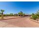 Long brick driveway with landscaping at 8043 E Laurel St, Mesa, AZ 85207
