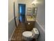 Bathroom featuring a toilet, sink vanity, and a mirror with a light fixture at 10910 N 72Nd Dr, Peoria, AZ 85345