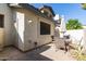 Outdoor patio with an outdoor dining set at 1222 W Baseline Rd # 119, Tempe, AZ 85283
