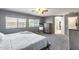 Lovely main bedroom featuring two large windows and neutral tones at 1359 E 12Th St, Casa Grande, AZ 85122
