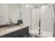 Modern bathroom featuring a walk-in shower, vanity with quartz countertop, and contemporary fixtures at 1378 W J Waltz Way, Apache Junction, AZ 85120