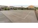Outdoor basketball court offers recreational activities for the whole Gathering in a lovely neighborhood at 14274 W Sand Hills Rd, Surprise, AZ 85387
