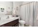 Bright bathroom featuring a modern vanity, sink, and decorative accents for a comfortable and stylish space at 22403 W Harrison St, Buckeye, AZ 85326