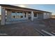Outdoor patio featuring a concrete slab and exterior lighting, perfect for relaxing at 28151 N Faded Creek Dr, Florence, AZ 85132