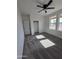 Bedroom with carpet, a ceiling fan, and closet at 28151 N Faded Creek Dr, Florence, AZ 85132