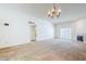 Open living area with fireplace, neutral carpet, and sliding glass door at 3415 N 36Th St # 3, Phoenix, AZ 85018