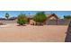 Expansive backyard with desert landscaping, offering a low-maintenance outdoor space with plenty of room at 3507 W Oakland St, Chandler, AZ 85226