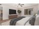 Comfortable main bedroom featuring a large window, plush carpet, and ample space for relaxation at 3507 W Oakland St, Chandler, AZ 85226