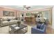 Inviting living room with stylish furnishings and easy access to the open concept kitchen at 3507 W Oakland St, Chandler, AZ 85226