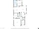 Detailed floor plan showcasing the layout of the home, including bedrooms, bathrooms, and living spaces at 46068 W Guilder Ave, Maricopa, AZ 85139