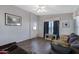 Comfortable living room with cozy seating, neutral walls, and an inviting atmosphere at 650 N Hawes Rd # 2819, Mesa, AZ 85207