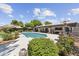 Stunning pool, covered patio, and outdoor living space offer the ultimate in relaxation and entertainment at 7835 E Cannon Dr, Scottsdale, AZ 85258