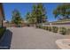 Backyard with gravel and perimeter landscaping at 9412 S Palm Dr, Tempe, AZ 85284