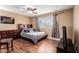Comfortable bedroom with a large window and ample natural light at 1133 N 84Th Pl, Scottsdale, AZ 85257