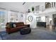 Spacious living room with vaulted ceiling, stylish furnishings and decor creating an inviting atmosphere at 1211 N Miller Rd # 257, Scottsdale, AZ 85257