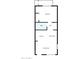 Layout featuring a bedroom, bath, kitchen, dining area, hall, and living room for a compact home design at 12221 W Bell Rd # 363, Surprise, AZ 85378