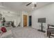 Loft area with a computer desk, chair and views of the lower level at 1441 E Folley Pl, Chandler, AZ 85225
