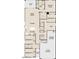 Open-concept floor plan with tandem garage, four bedrooms, and covered patio at 16178 W Bajada Rd, Surprise, AZ 85387