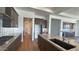 Gourmet kitchen with stainless steel appliances and gray cabinets offering plenty of storage space at 16777 W Sheila Ln, Goodyear, AZ 85395