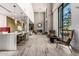 Open lobby design with high ceilings and modern lighting fixtures at 3131 N Central Ave # 7004, Phoenix, AZ 85012