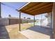 Backyard patio with a view of the sparkling pool at 3823 W Rose Ln, Phoenix, AZ 85019