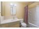 Standard bathroom featuring a shower and sink at 3823 W Rose Ln, Phoenix, AZ 85019