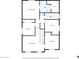 Upstairs floor plan showcasing bedrooms, bathrooms, and a bonus room at 40638 N High Meadows Dr, San Tan Valley, AZ 85140