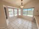 Bright breakfast nook with large windows overlooking the backyard patio at 4332 E Stanford Ave, Gilbert, AZ 85234