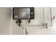 Modern water heater that is affixed to the wall at 4332 E Stanford Ave, Gilbert, AZ 85234