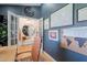 Stylish home office featuring a clock and a map at 4842 E Fairmount Ave, Phoenix, AZ 85018