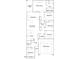 Detailed floor plan showcasing an open-concept layout, multiple bedrooms, and a 2-bay garage at 4963 S 233Rd Dr, Buckeye, AZ 85326