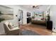Cozy bedroom with a plush bed, natural light, and stylish decor, creating a serene retreat at 8708 E Rancho Vista Dr, Scottsdale, AZ 85251