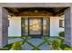Stunning entryway showcasing modern design and welcoming ambiance at 8708 E Rancho Vista Dr, Scottsdale, AZ 85251